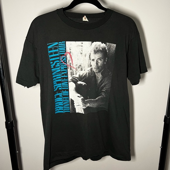 Vintage 1988 Bruce Springsteen Tunnel Of Love Express Tour Tshirt - Picture 1 of 4